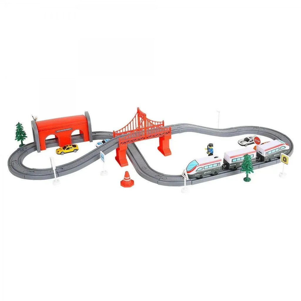 Ralleyz City Train Set 67pcs - Naivri