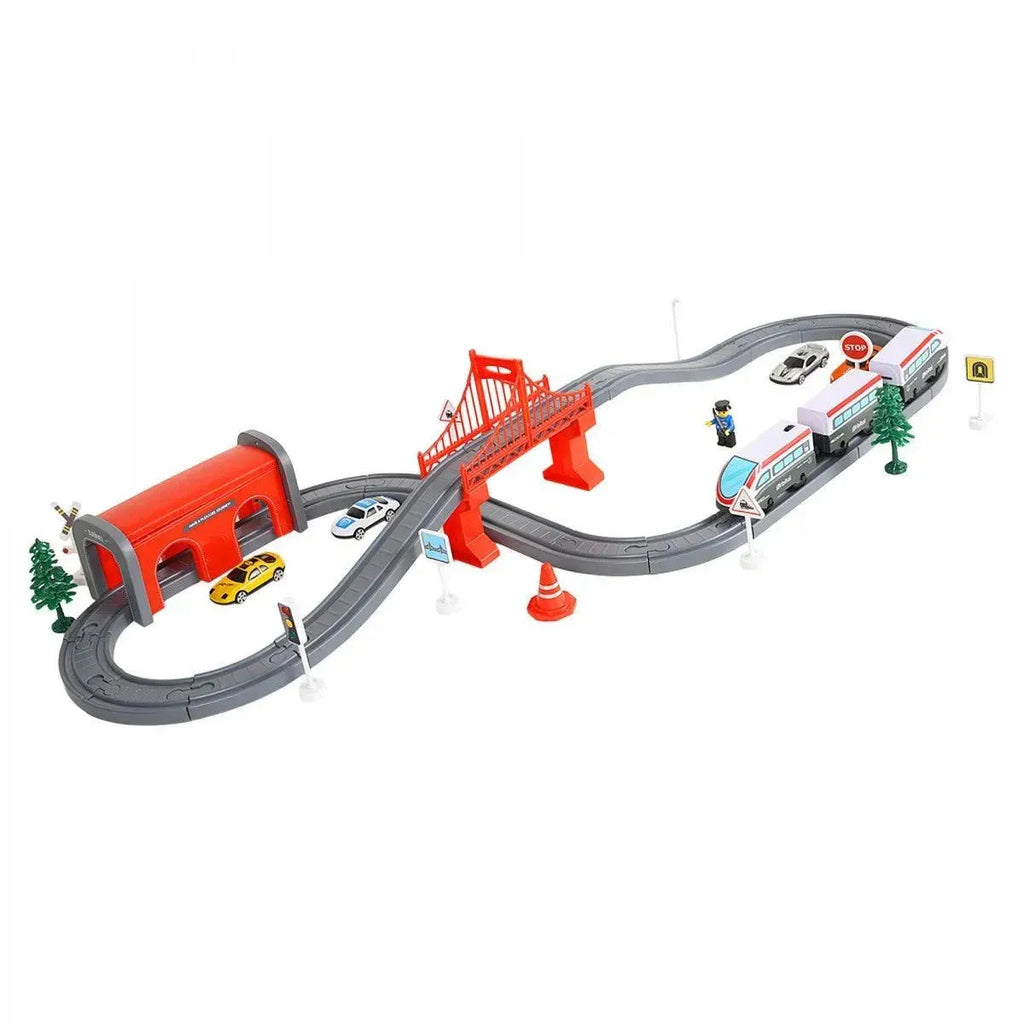 Ralleyz City Train Set 67pcs - Naivri