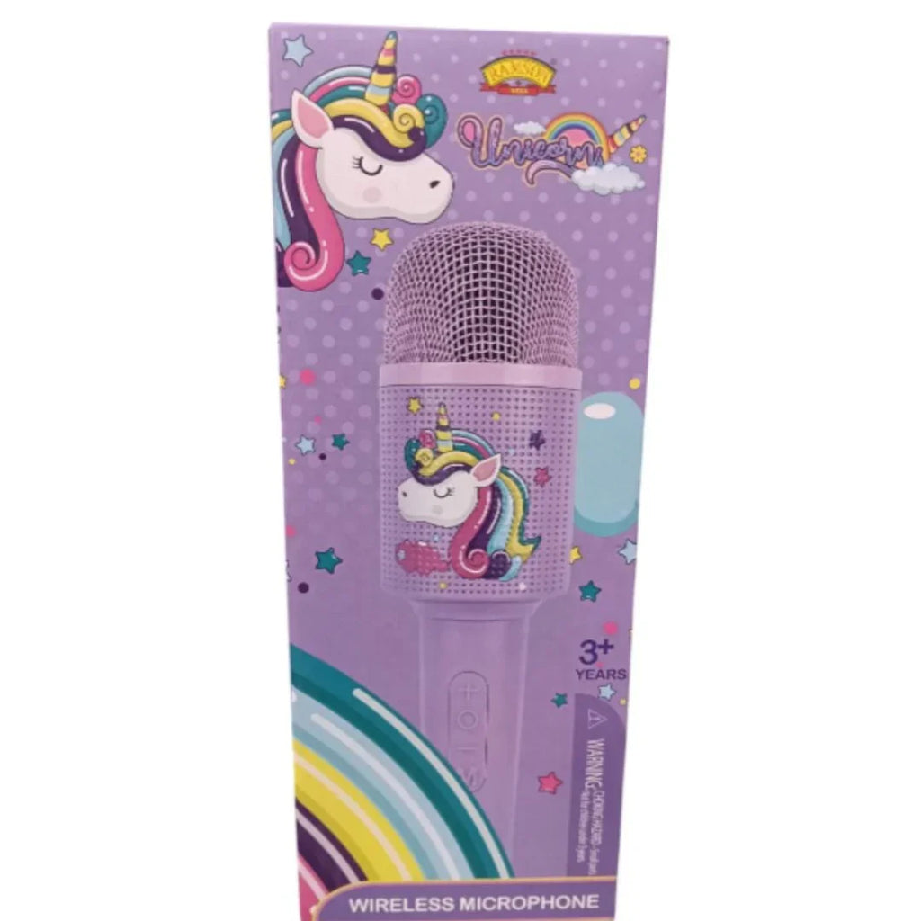Ramson Kids Wireless Karaoke Mic – Bluetooth Singing Fun for Ages 3+ - Naivri
