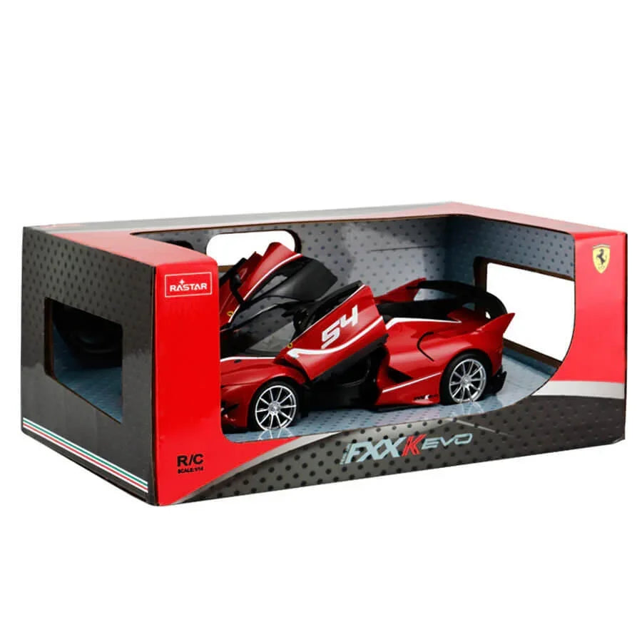Rastar R/C 1:14 Ferrari FXXK Remote Control Car – Licensed RC Sports Car for Kids and Collectors - Naivri