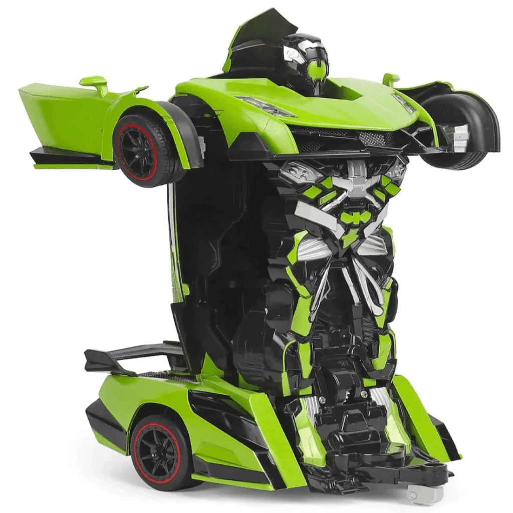 R/C Transforming Car Green - Naivri