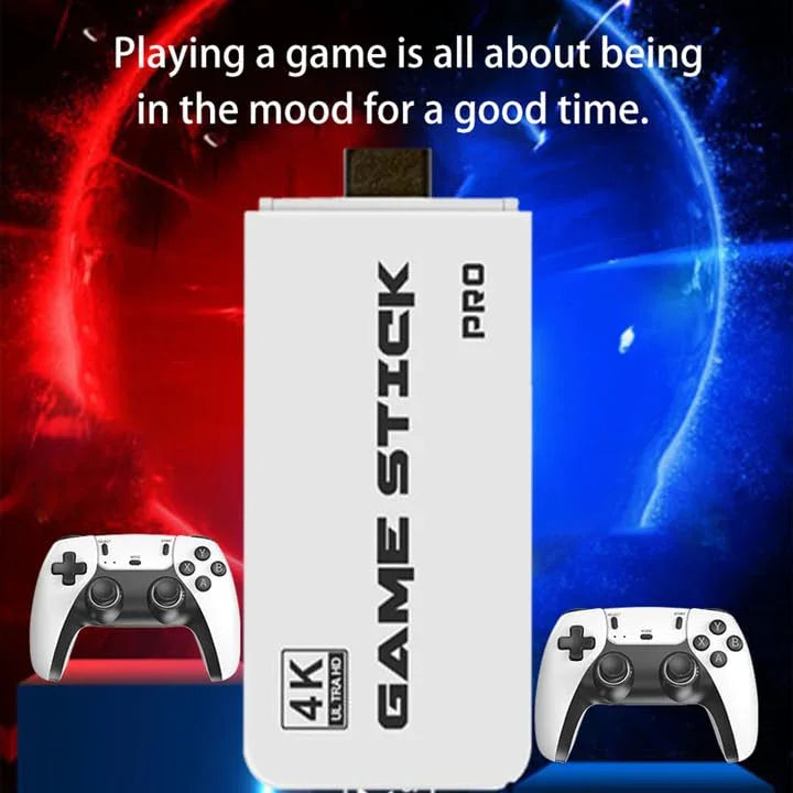 Retro Gaming Console with Game Stick, 1080p HD, Plug & Play TV Video Game Set for 2 Player, 2.4G Wireless, 10 Emulators, 24000 Games - Naivri
