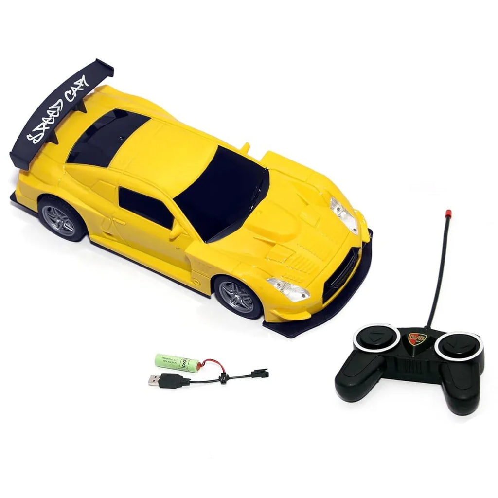 Road Burner Rechargeable RC Speedster – Full-Function Remote Car for Kids (Age 4+) - Naivri