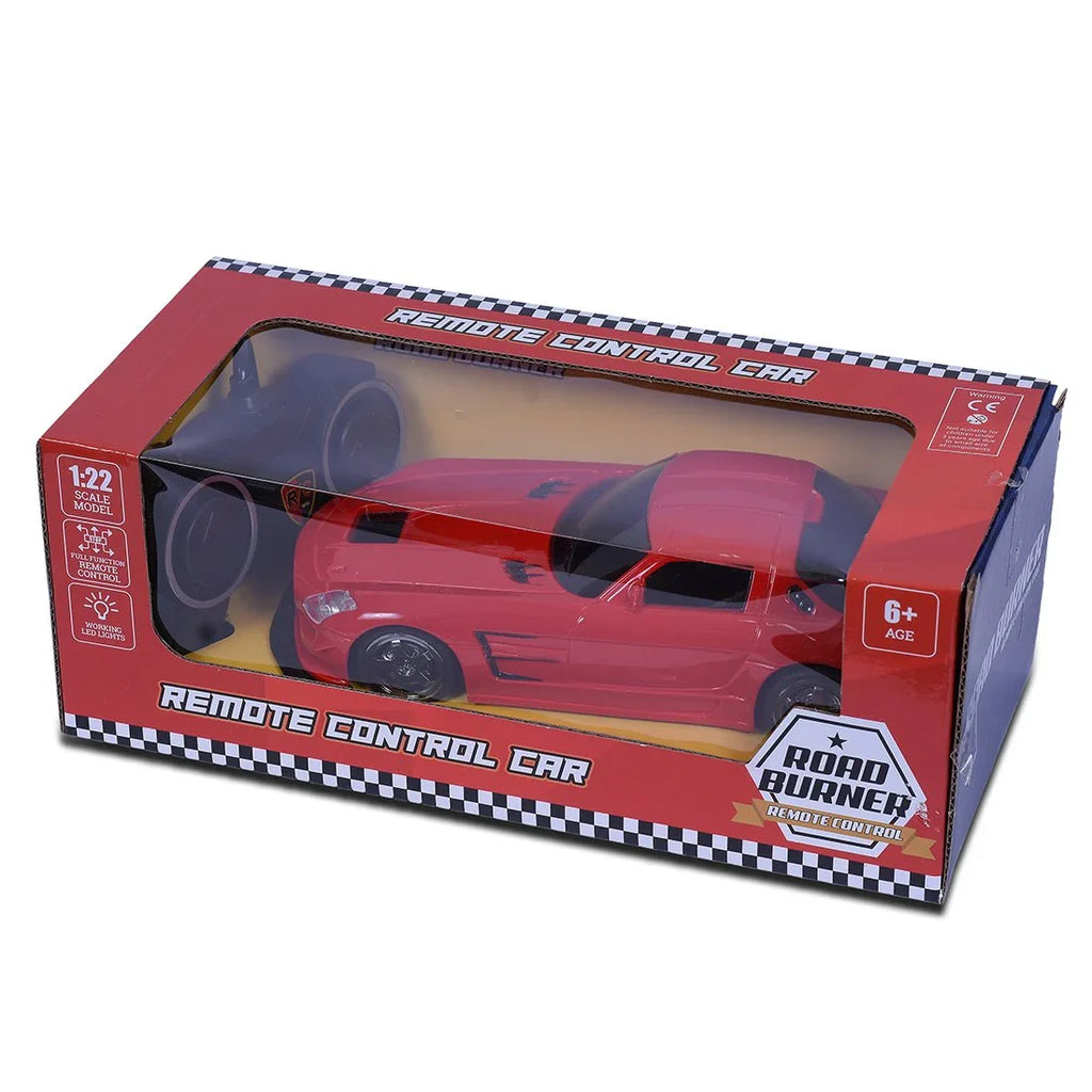 Road Burner Rechargeable RC Speedster – Full-Function Remote Car for Kids (Age 4+) - Naivri