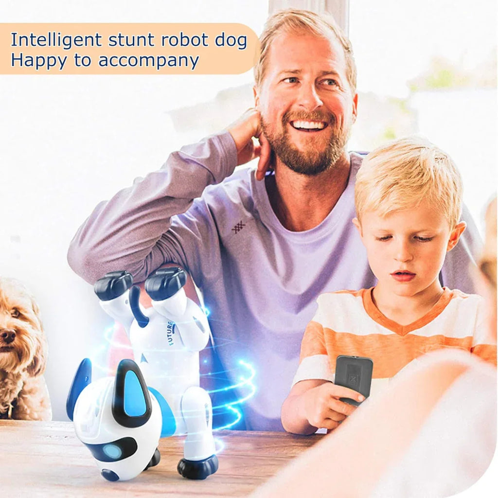 RoboPup Interactive Robot Dog – Remote Control, Voice Command & Dancing Fun for Kids - Naivri
