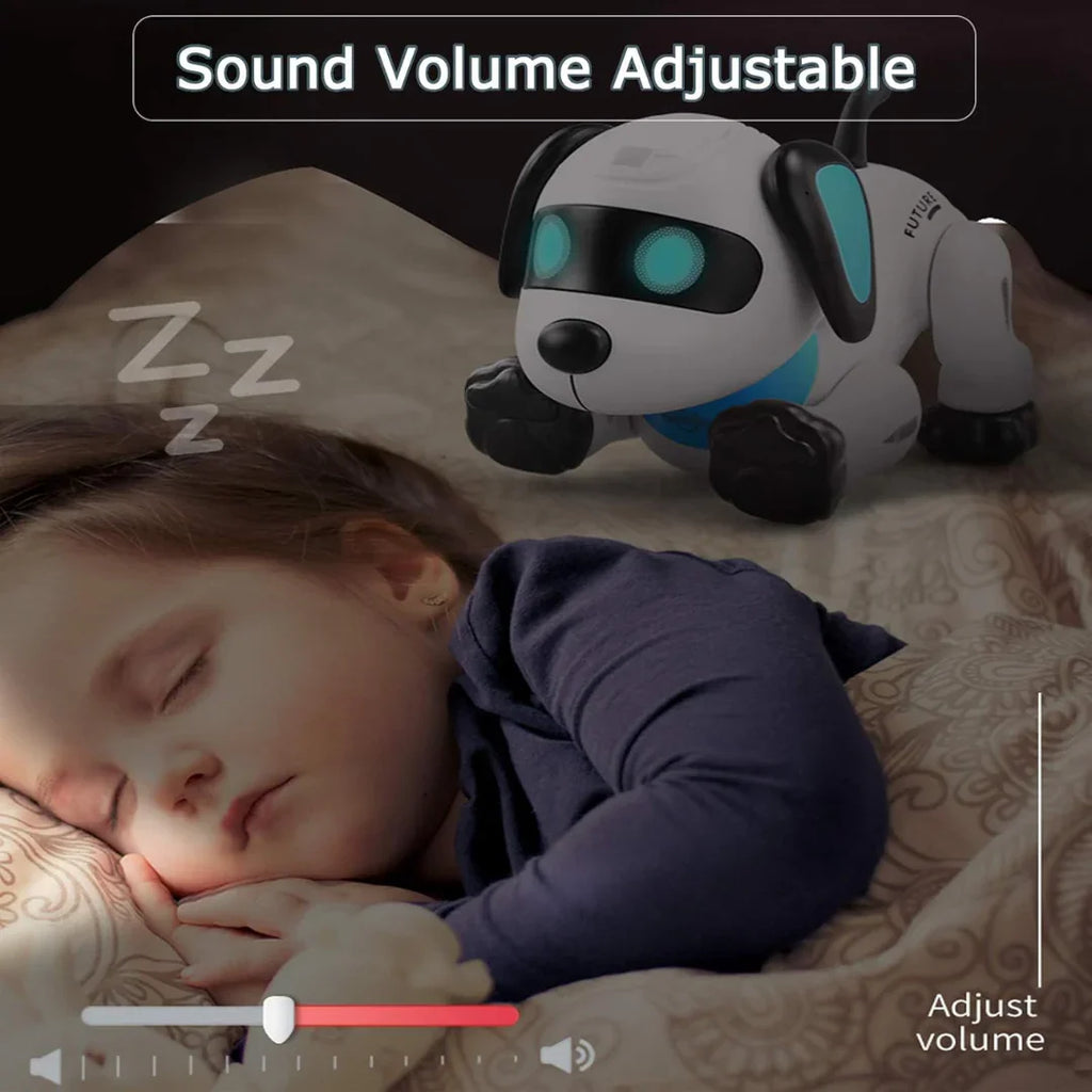 RoboPup Interactive Robot Dog – Remote Control, Voice Command & Dancing Fun for Kids - Naivri