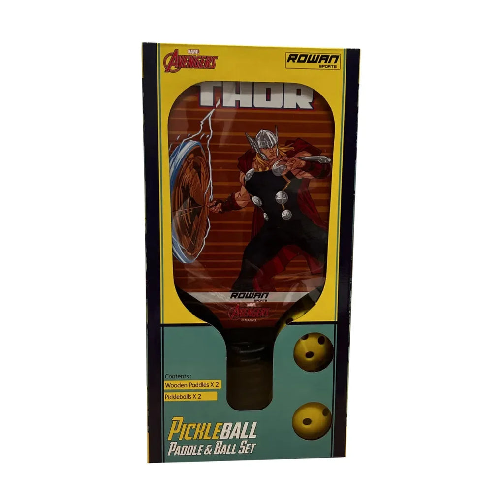 Rowan Pickleball Paddle & Ball Set – Thor | Avengers Edition | Age 6Y+ - Naivri