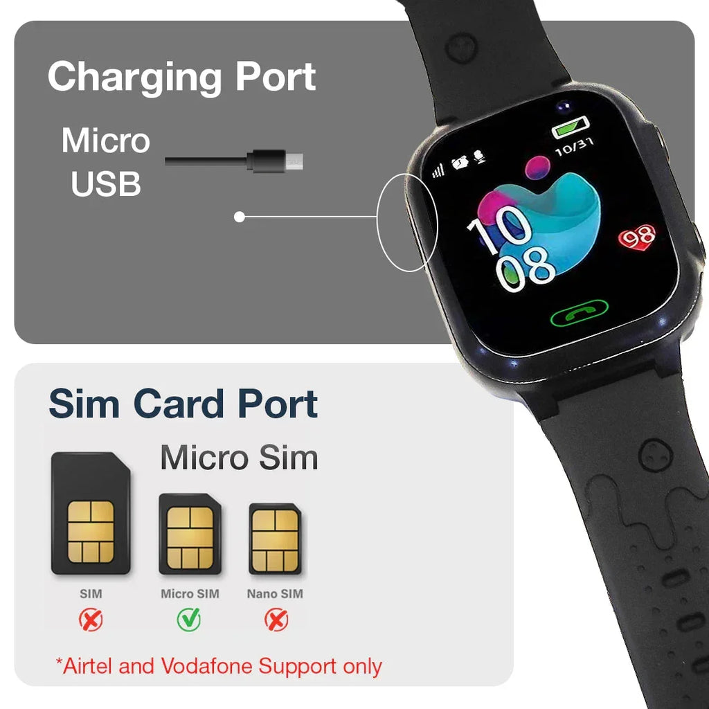 S2 Pro Kids Smart Watch for Boys & Girls - Naivri