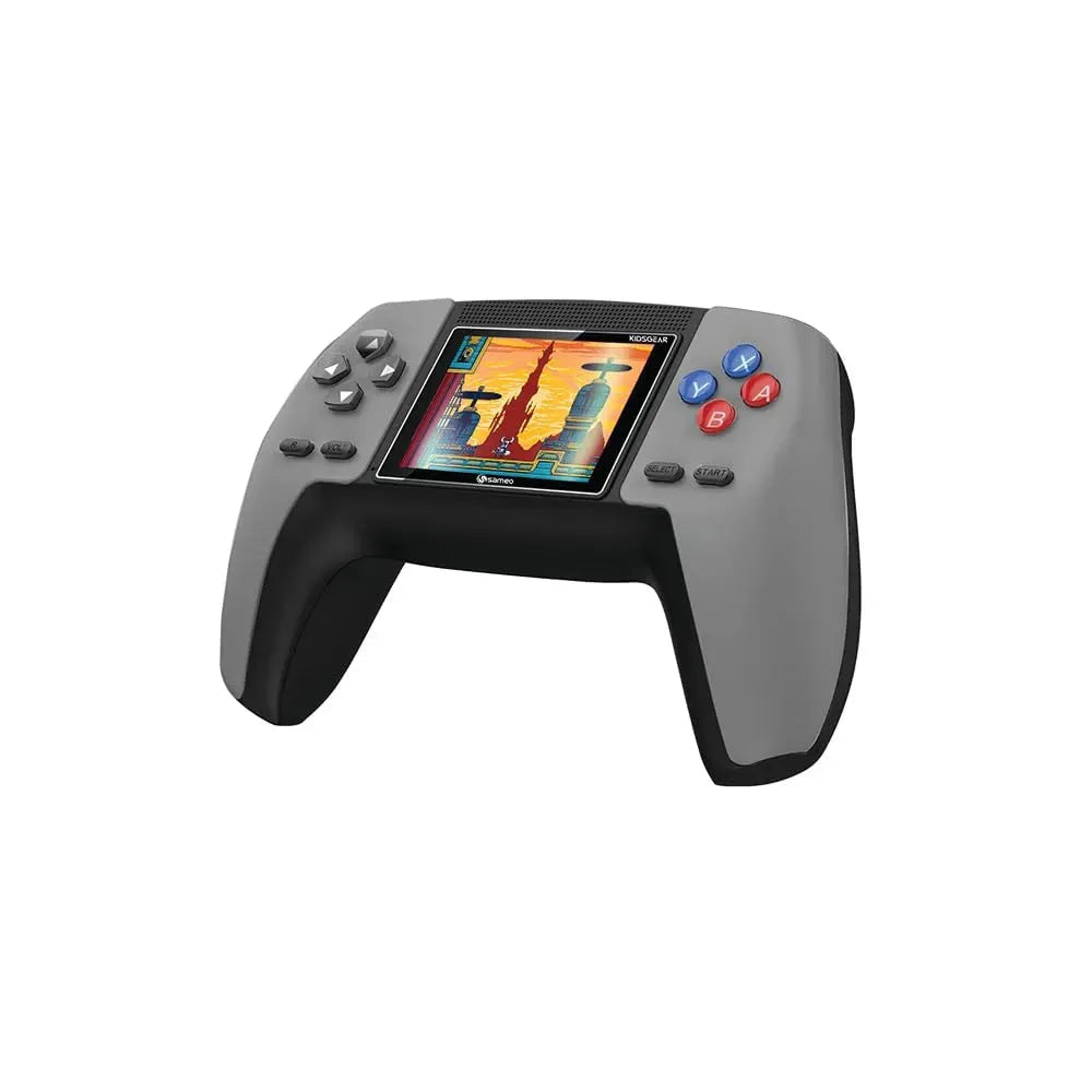 Sameo Kids Gear Handheld Console – Graphite Grey | Retro Gaming Device with 520 Built-in Games, High-Resolution Display & Gamepad Style - Naivri