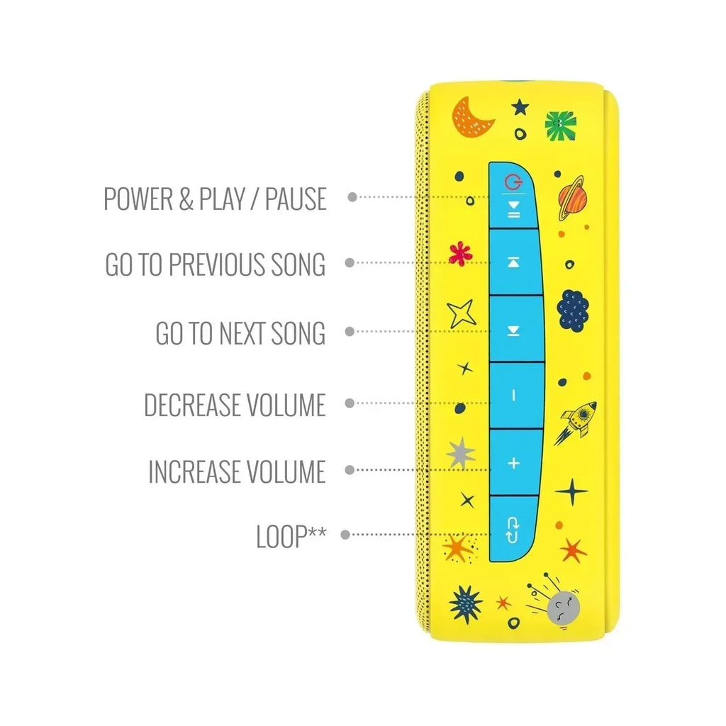 Saregama Carvaan Mini Kids with Wireless Mic – Baby Yellow | Portable Bluetooth Audio Player with 300+ Pre-Loaded Stories, Rhymes & Devotional Songs | Educational & Entertaining Gift for Kids - Naivri