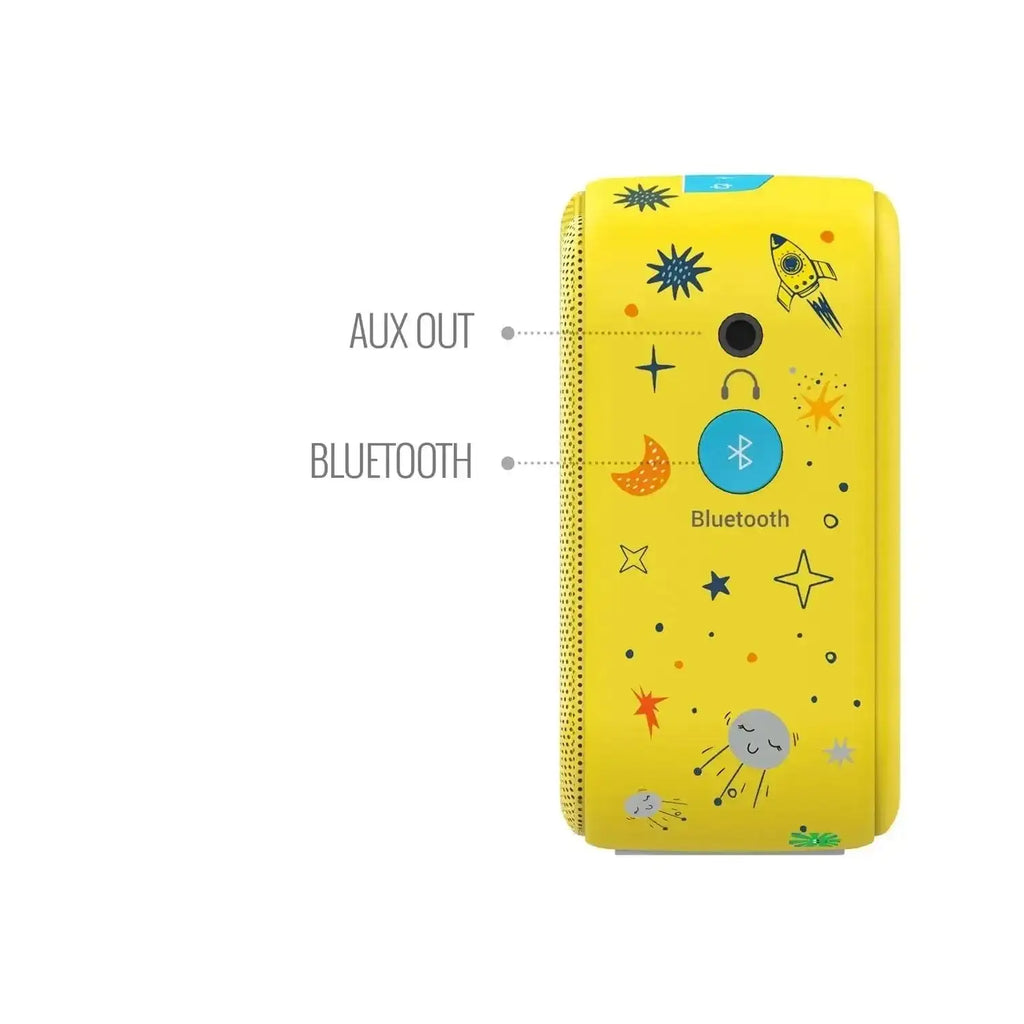 Saregama Carvaan Mini Kids with Wireless Mic – Baby Yellow | Portable Bluetooth Audio Player with 300+ Pre-Loaded Stories, Rhymes & Devotional Songs | Educational & Entertaining Gift for Kids - Naivri