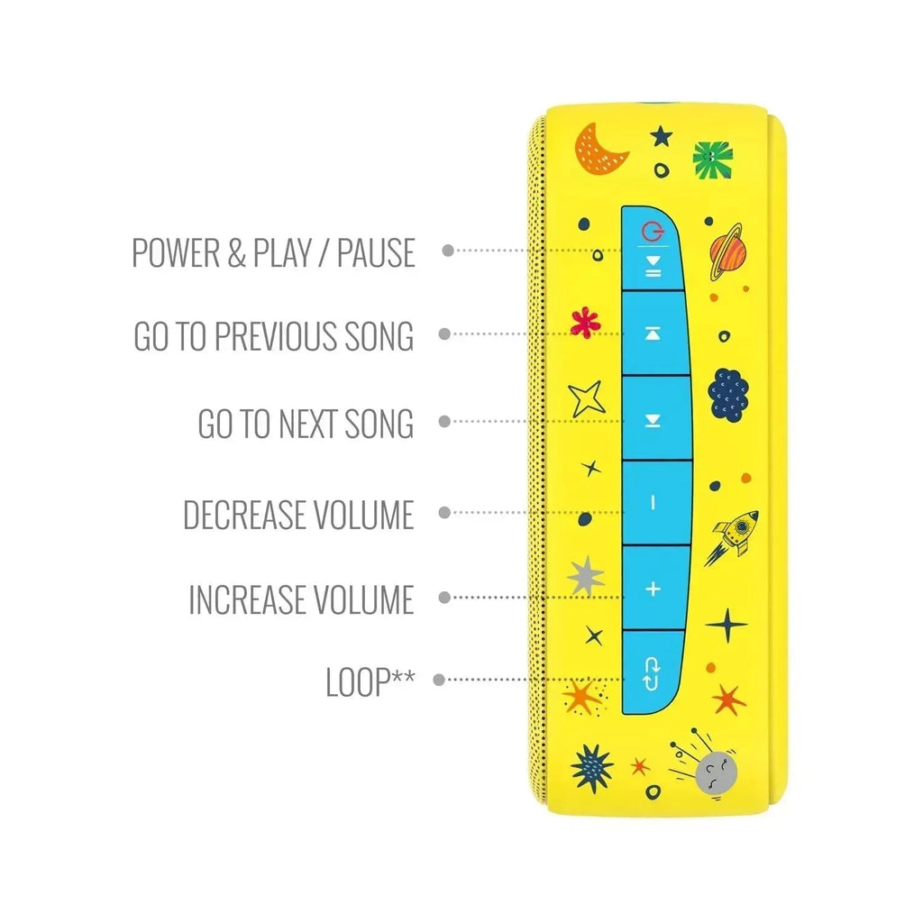 Saregama Carvaan Mini Kids with Wireless Mic – Baby Yellow | Portable Bluetooth Audio Player with 300+ Pre-Loaded Stories, Rhymes & Devotional Songs | Educational & Entertaining Gift for Kids - Naivri
