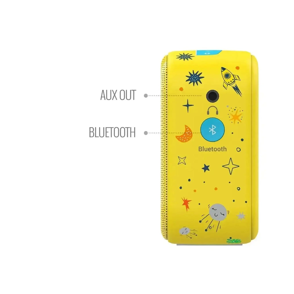 Saregama Carvaan Mini Kids with Wireless Mic – Baby Yellow | Portable Bluetooth Audio Player with 300+ Pre-Loaded Stories, Rhymes & Devotional Songs | Educational & Entertaining Gift for Kids - Naivri