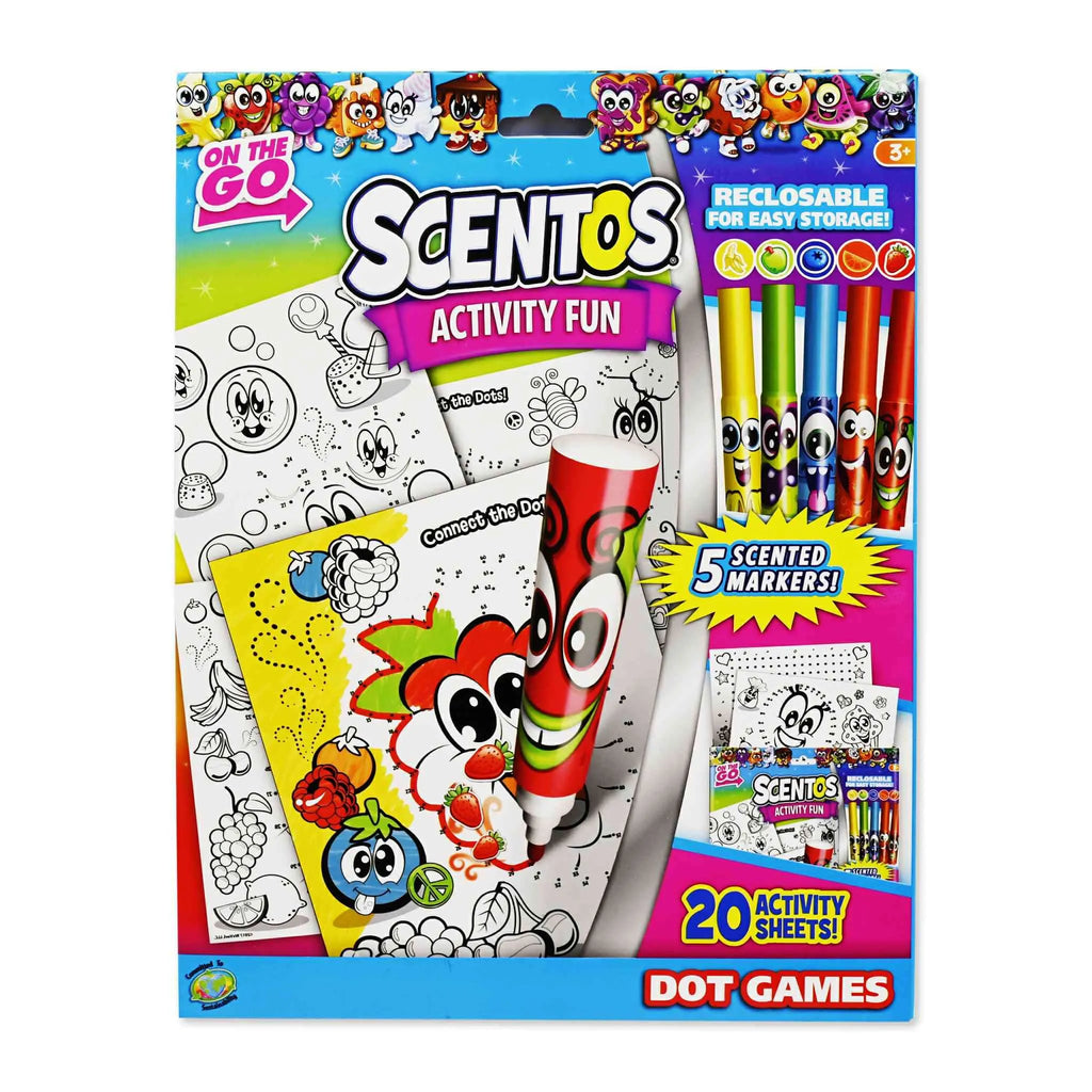 Scentos Activity Fun Dot Games 45165 - Naivri