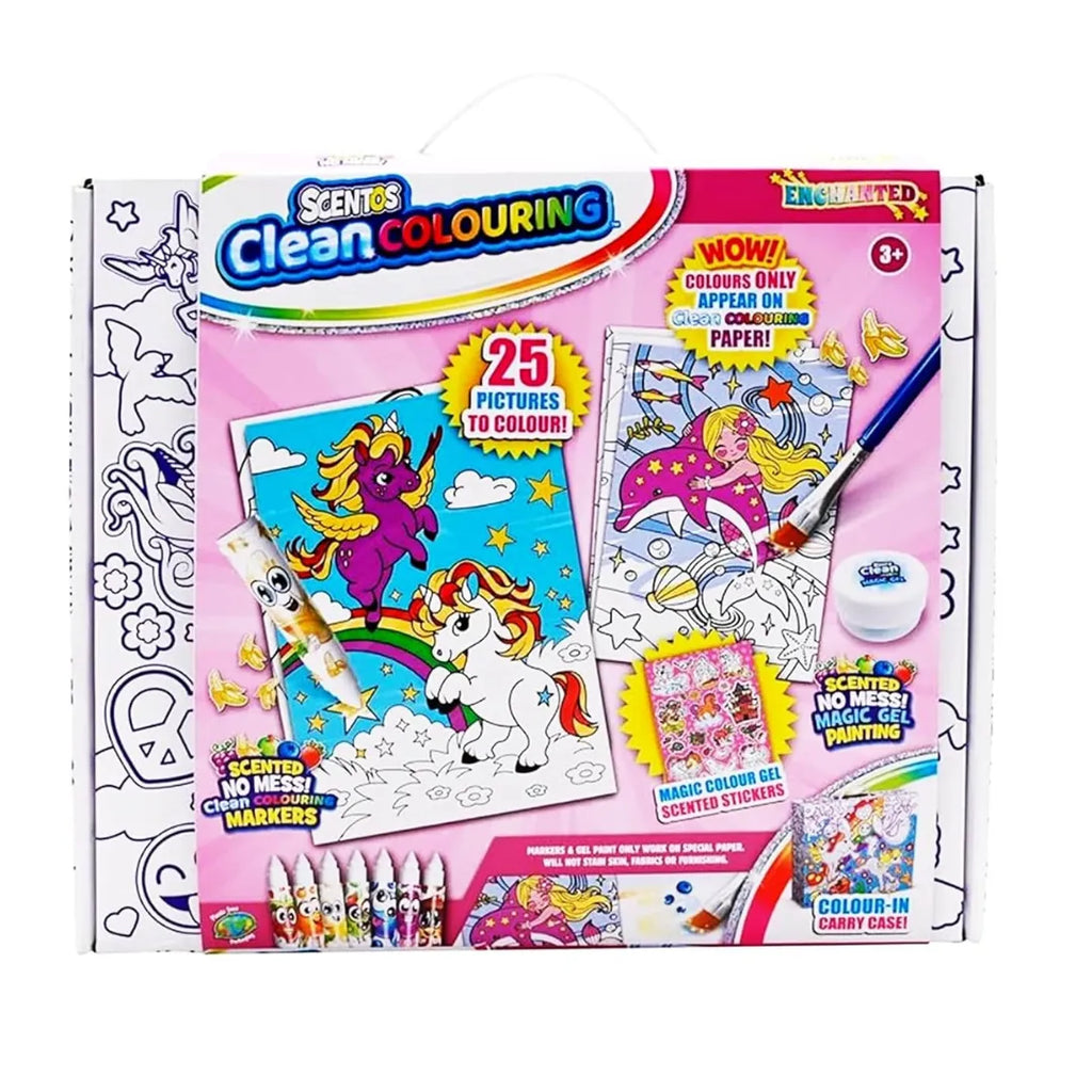 Scentos Enchanted Clean Colouring Box 20217 - Naivri