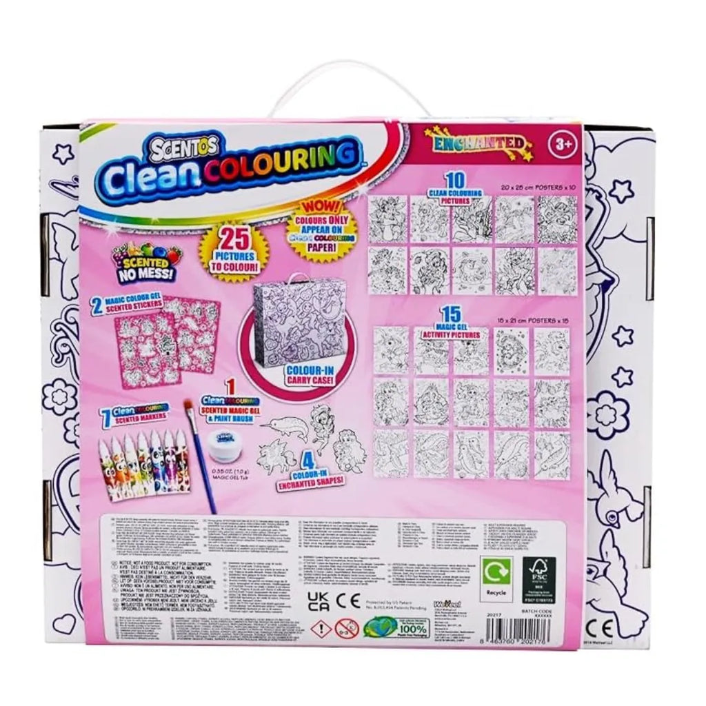 Scentos Enchanted Clean Colouring Box 20217 - Naivri