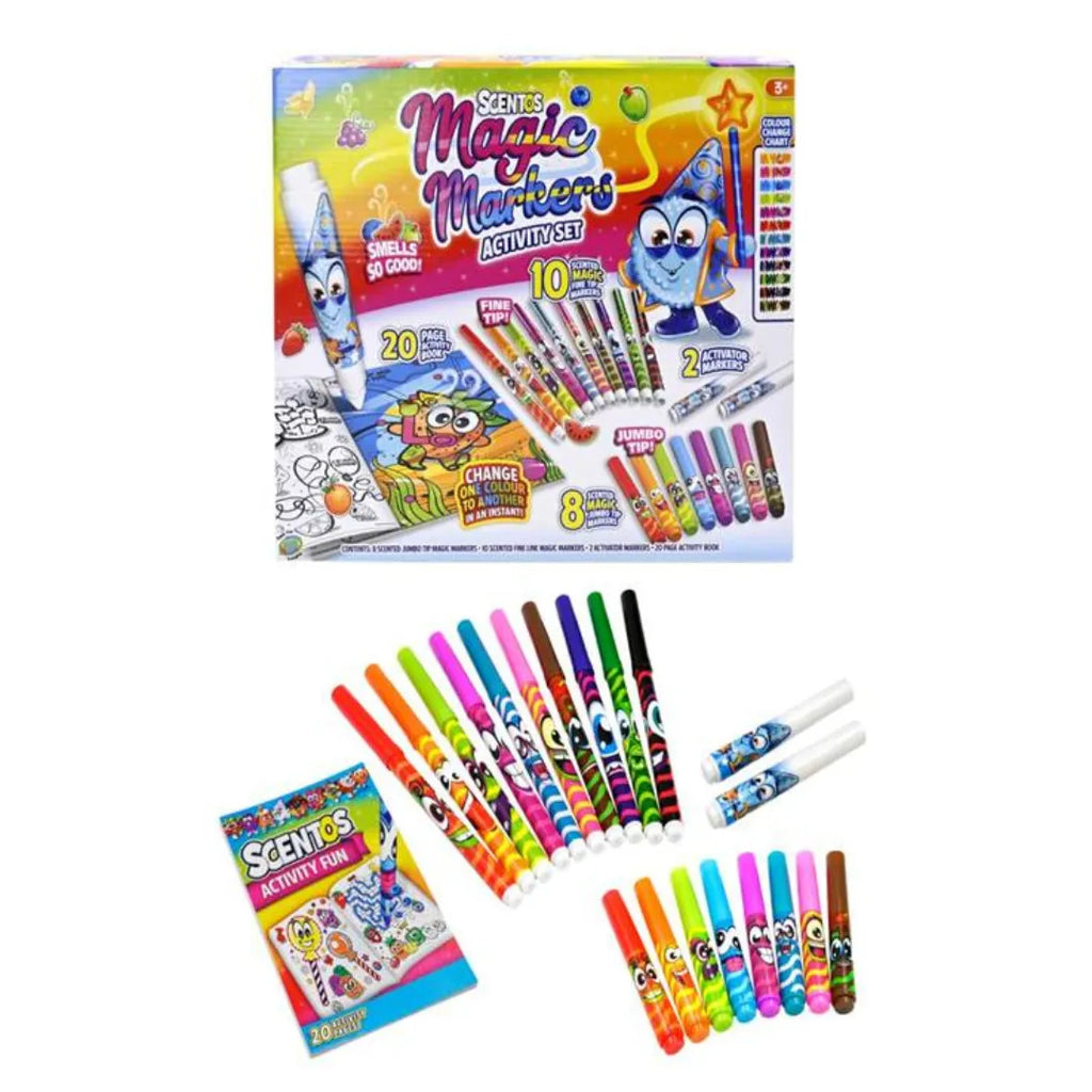 Scentos Magic Markers Activity Set 20379 - Naivri