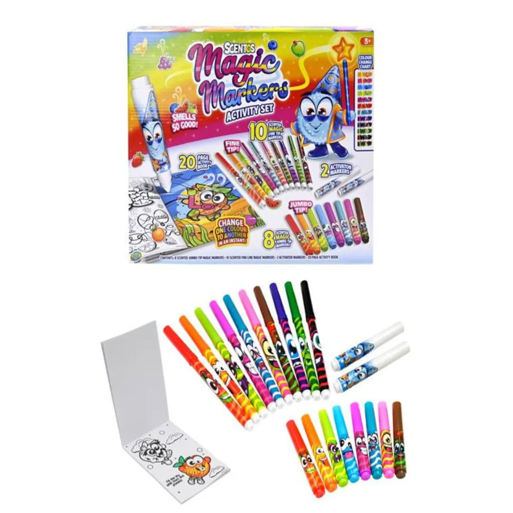 Scentos Magic Markers Activity Set 20379 - Naivri