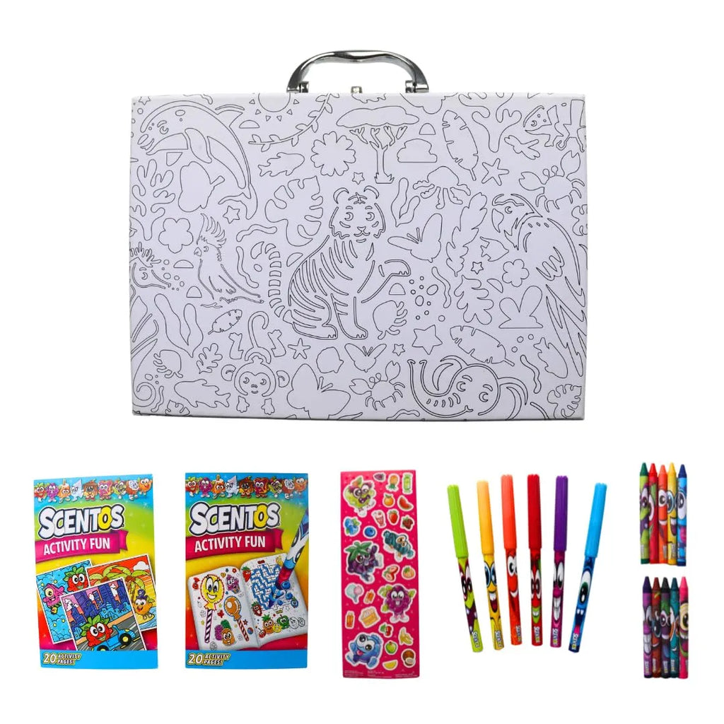 Scentos Mega Colour Case Scented Colouring 40481 - Naivri