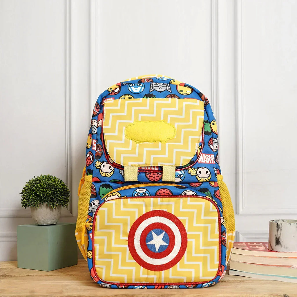 School Essential Backpack Combo -captain America - Naivri