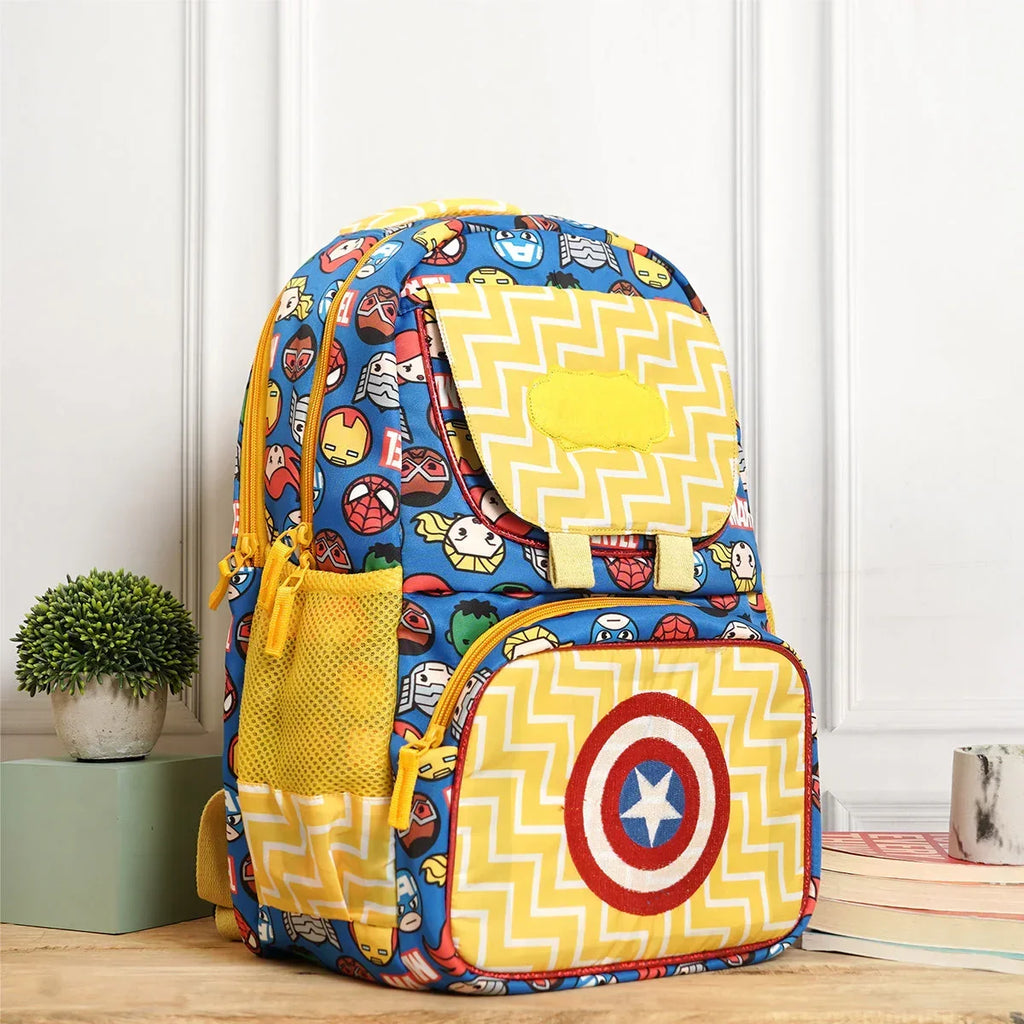 School Essential Backpack Combo -captain America - Naivri