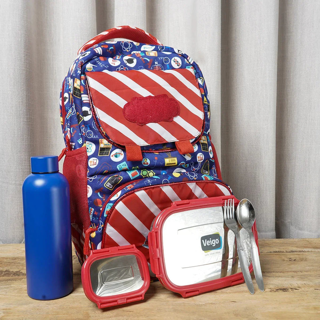 School Essential Backpack Combo -space - Naivri