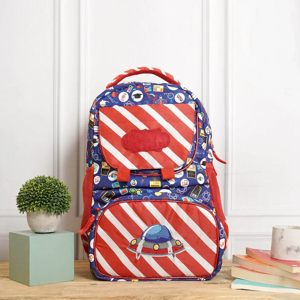 School Essential Backpack Combo -space - Naivri