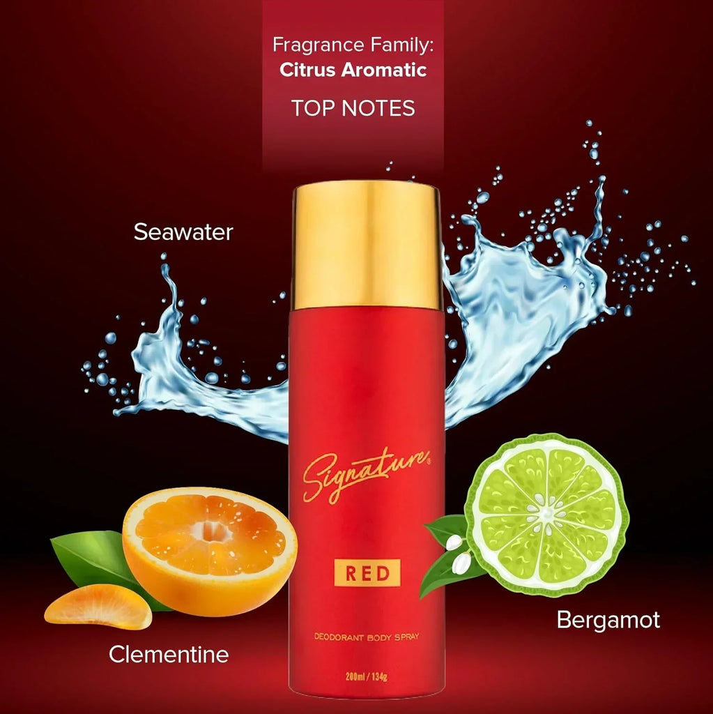 Signature Deodorant Body Spray – 200ml | Floral Aromatic Long Lasting Unisex Fragrance for Everyday Use - Naivri