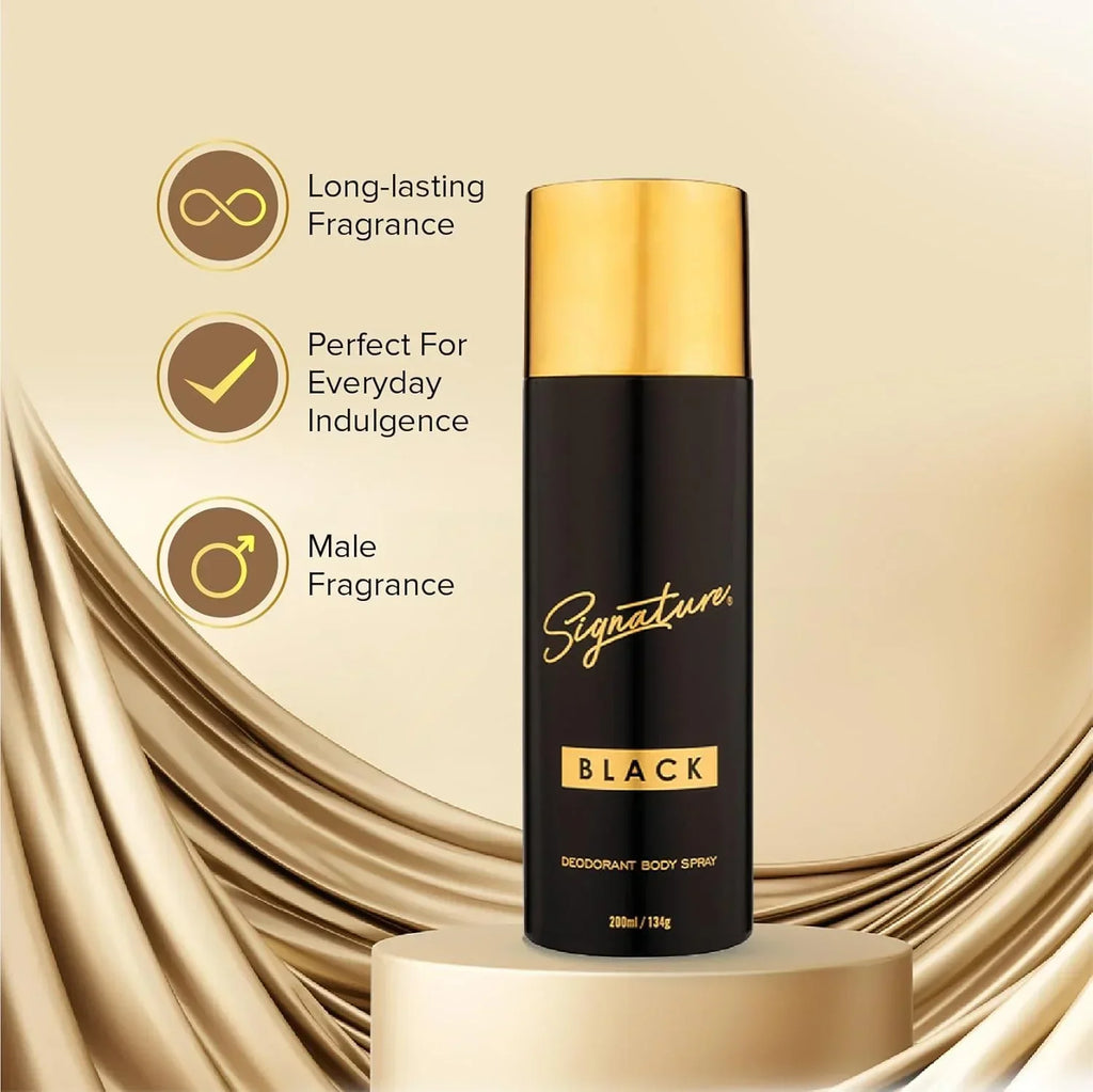 Signature Deodorant Body Spray – 200ml | Floral Aromatic Long Lasting Unisex Fragrance for Everyday Use - Naivri