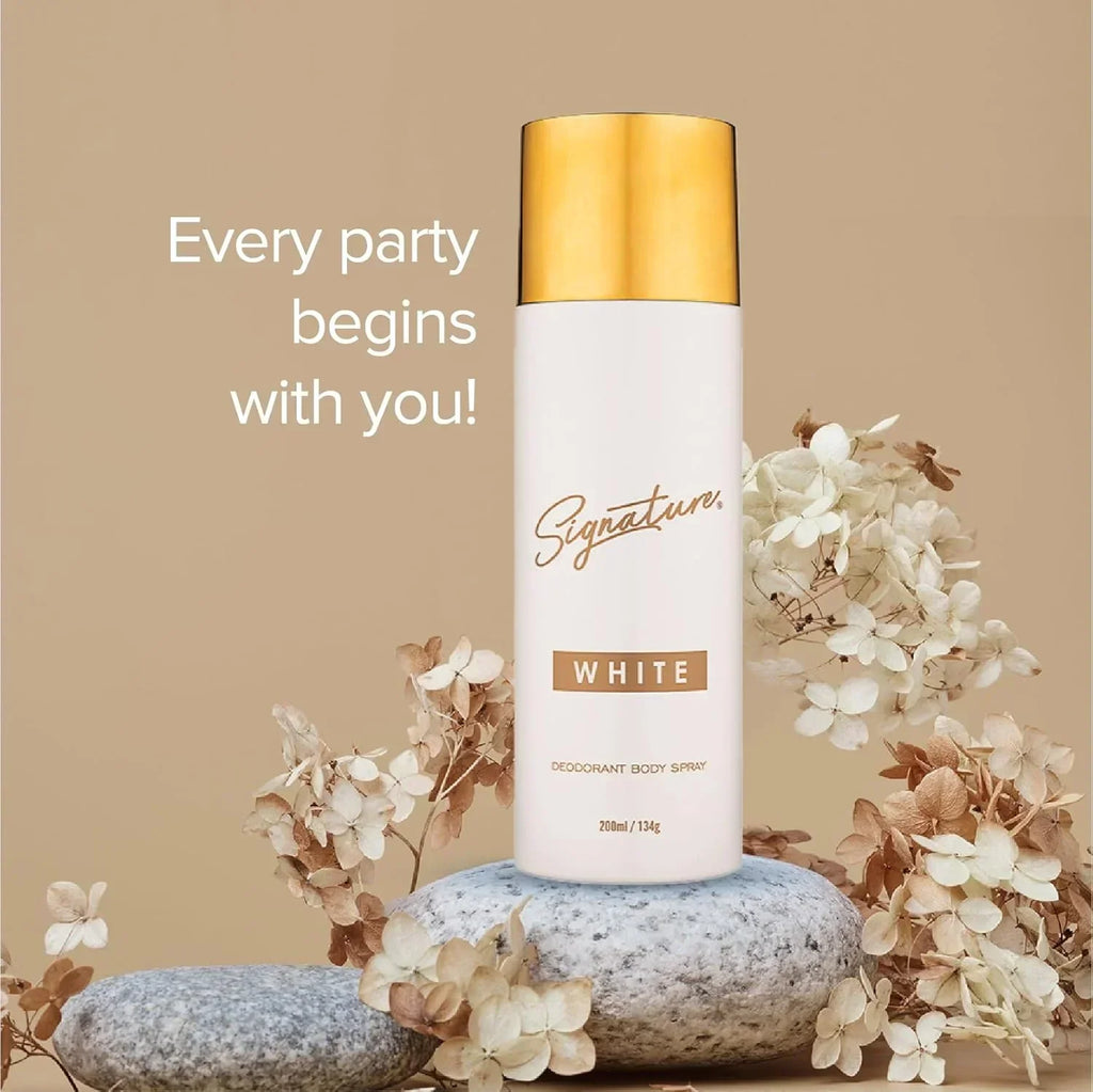 Signature Deodorant Body Spray – 200ml | Floral Aromatic Long Lasting Unisex Fragrance for Everyday Use - Naivri