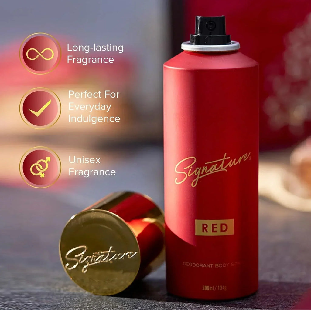 Signature Deodorant Body Spray – 200ml | Floral Aromatic Long Lasting Unisex Fragrance for Everyday Use - Naivri