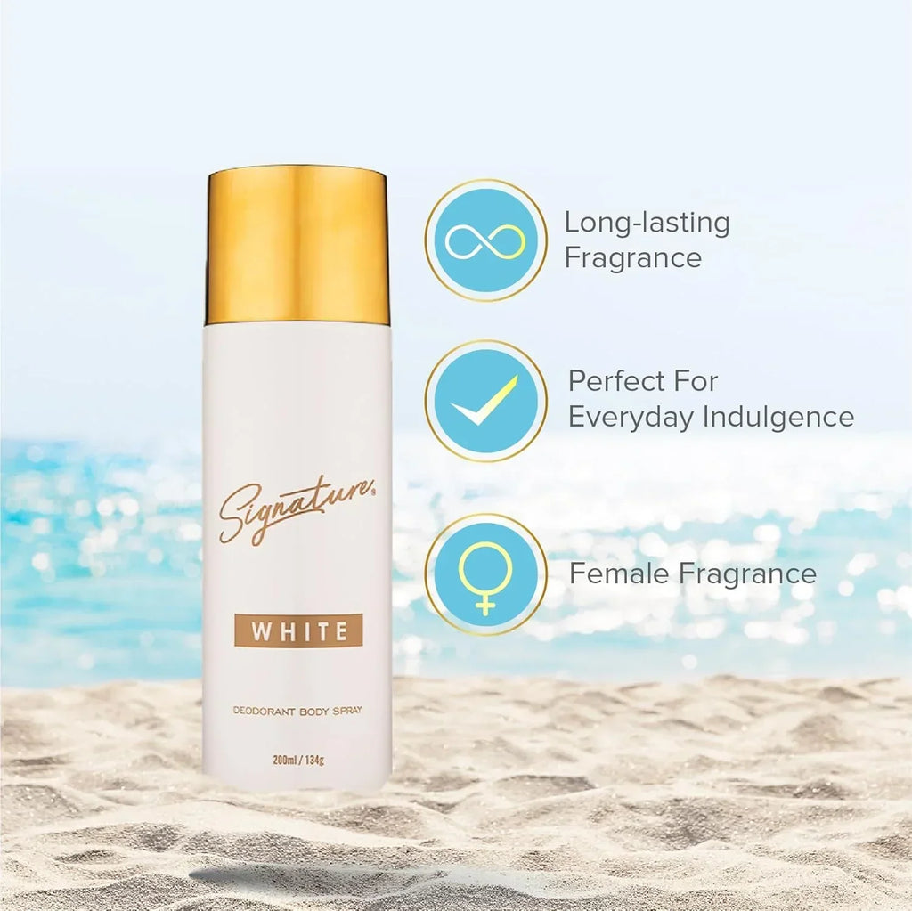 Signature Deodorant Body Spray – 200ml | Floral Aromatic Long Lasting Unisex Fragrance for Everyday Use - Naivri