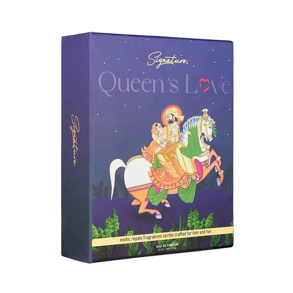 Signature Queen's Love Royal Unisex Perfume Gift Set – King 30ml + Queen 30ml | Long-Lasting Luxury Fragrance for Men & Women | Ideal Gift for All Occasions - Naivri