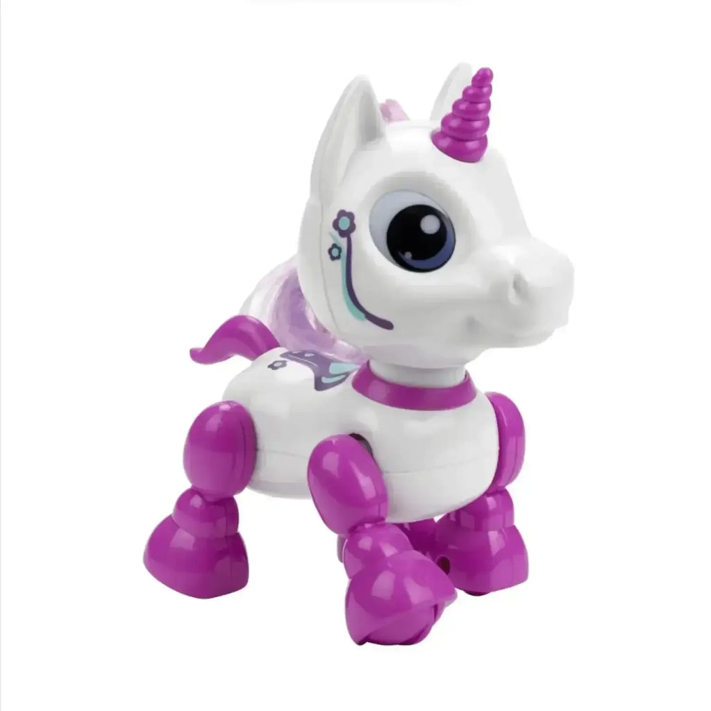 Silverlit Robo Heads Up – Unicorn | Interactive Robot Pet Toy for Kids Ages 3+ | Touch Activated with Sound Effects & LED Eyes - Naivri