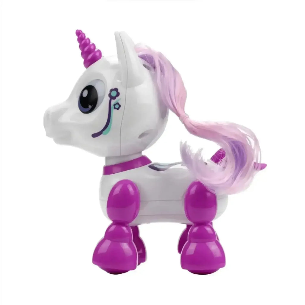 Silverlit Robo Heads Up – Unicorn | Interactive Robot Pet Toy for Kids Ages 3+ | Touch Activated with Sound Effects & LED Eyes - Naivri