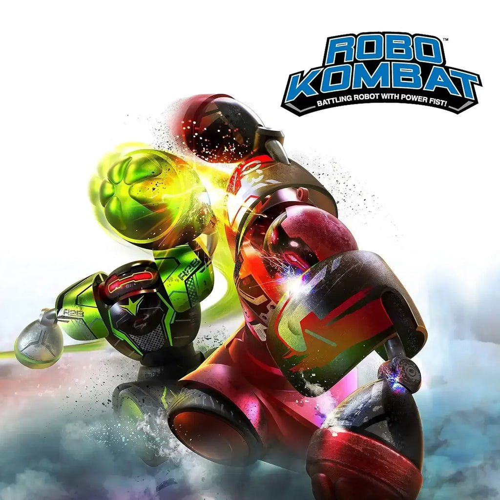 Silverlit Robo Kombat Robot Toy (Multicolour) – Set of 2 Robots & Remotes | Infrared-Controlled Battle Robots with Power Fists | For Ages 8+ - Naivri