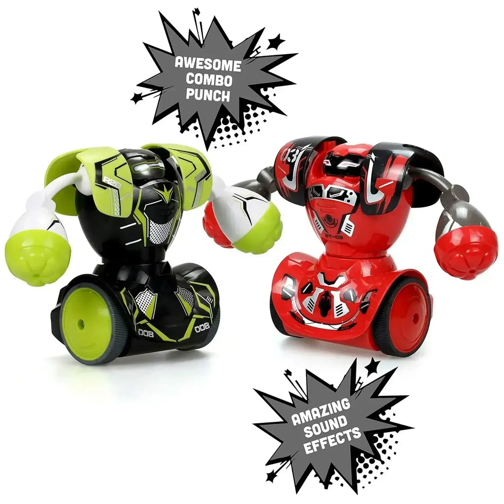 Silverlit Robo Kombat Robot Toy (Multicolour) – Set of 2 Robots & Remotes | Infrared-Controlled Battle Robots with Power Fists | For Ages 8+ - Naivri