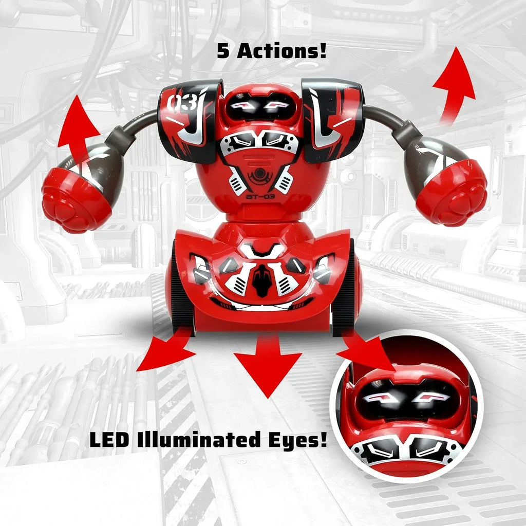 Silverlit Robo Kombat Robot Toy (Multicolour) – Set of 2 Robots & Remotes | Infrared-Controlled Battle Robots with Power Fists | For Ages 8+ - Naivri