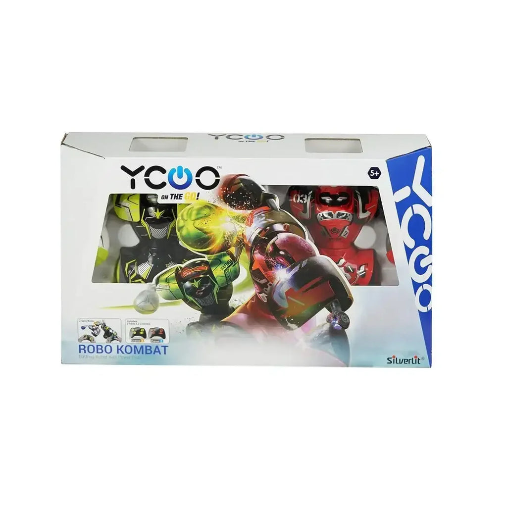 Silverlit Robo Kombat Robot Toy (Multicolour) – Set of 2 Robots & Remotes | Infrared-Controlled Battle Robots with Power Fists | For Ages 8+ - Naivri