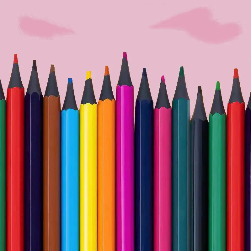 Himic Games Series Barrel Colour Pencils Set – Bright & Break-Resistant / 3+ Years - Naivri