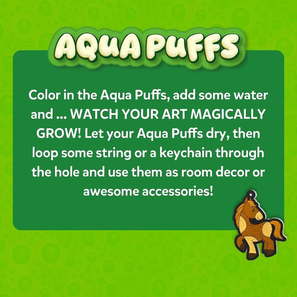 Skillmatics Aqua Puffs 3D Art Kit – DIY Mess-Free Animal Craft for Kids - Naivri