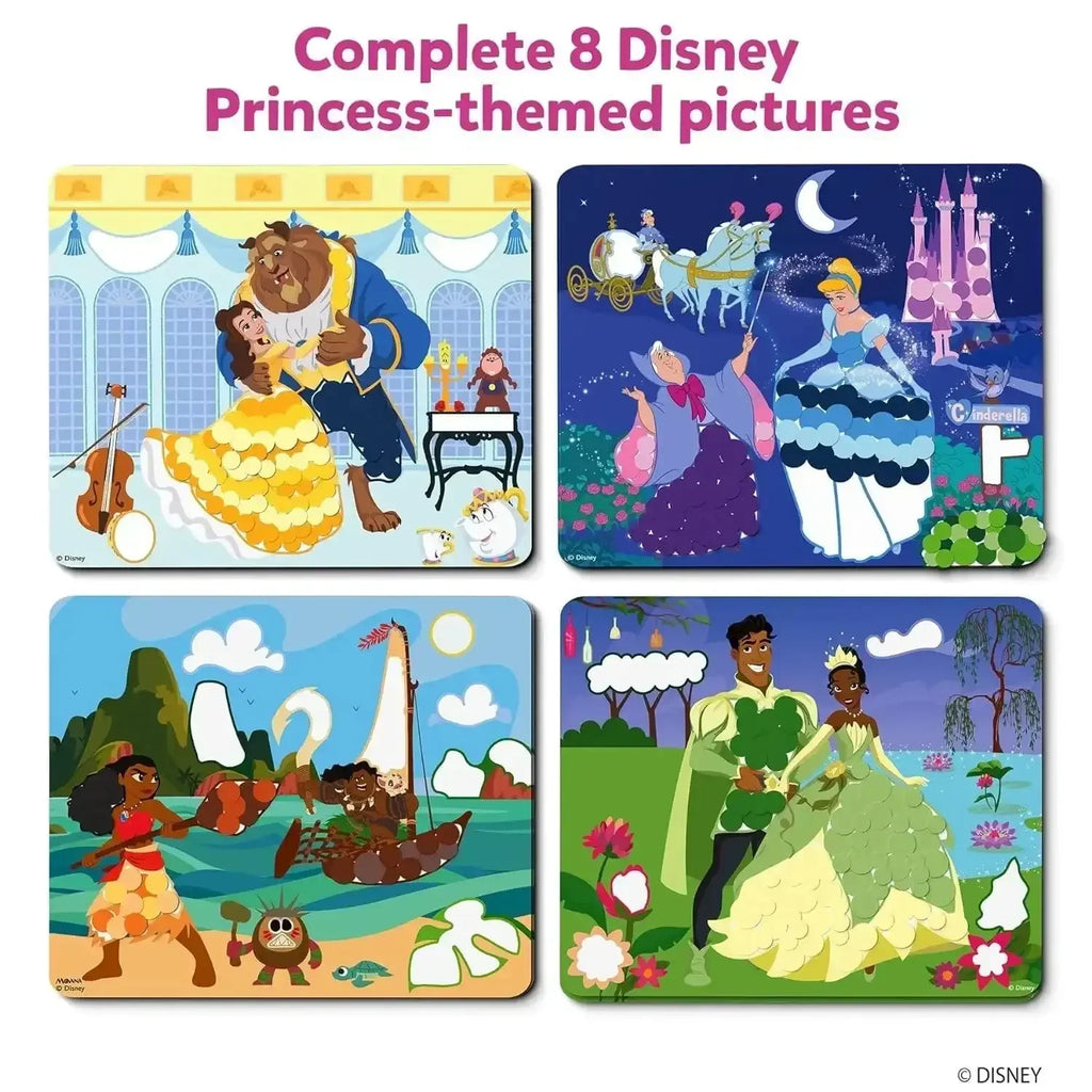 Skillmatics Dot It Disney Princess | 500+ Color Stickers | Creative Art Activity Kit for Ages 3–7 - Naivri
