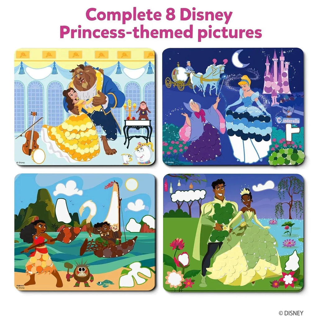 Skillmatics Dot It Disney Princess | 500+ Color Stickers | Creative Art Activity Kit for Ages 3–7 - Naivri