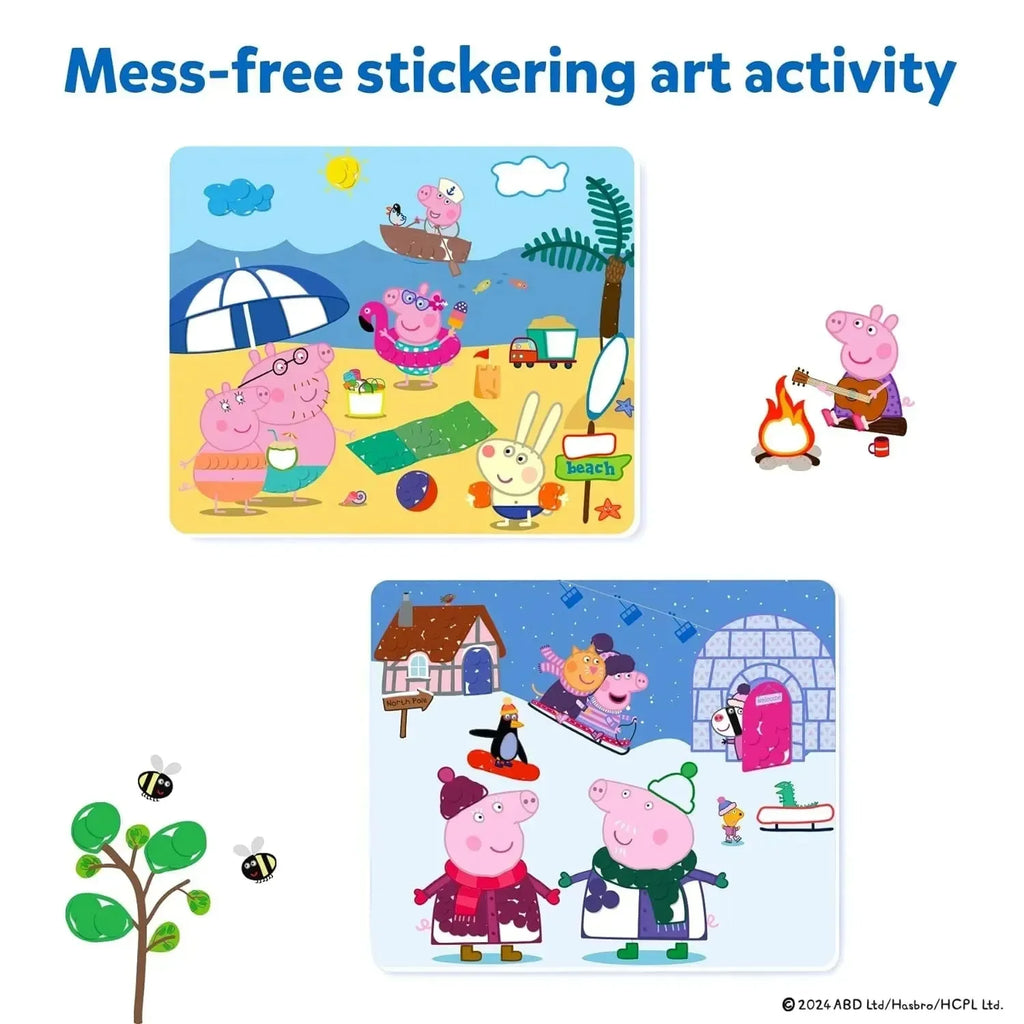 Skillmatics Dot It Peppa Pig | 500+ Stickers | Peppa Pig Sticker Art Activity Kit for Ages 3–7 - Naivri