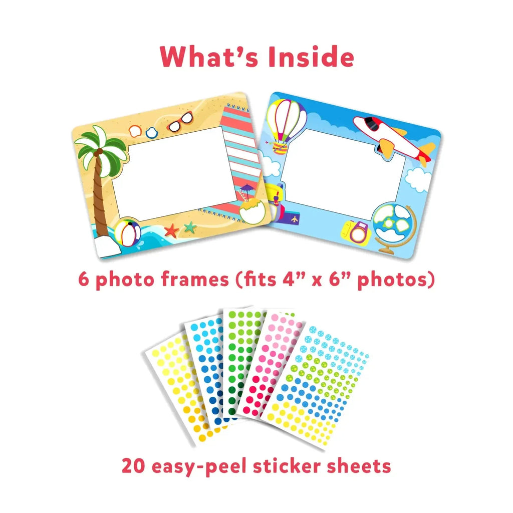 Skillmatics Dot it! - Photo Frames | No Mess Sticker Art (Ages 3–7) | 500+ Stickers | DIY Arts & Crafts Kit | Ideal for Gifting and Creative Play - Naivri