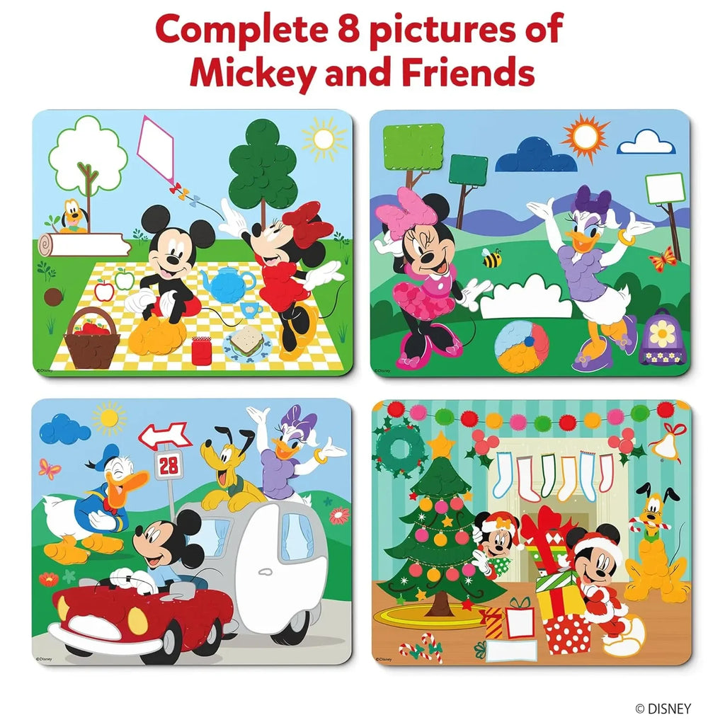 Skillmatics Dot It! Sticker Art Activity – Disney Mickey and Friends Edition | 500+ Stickers | No-Mess DIY Craft Kit for Kids Ages 3–7 - Naivri
