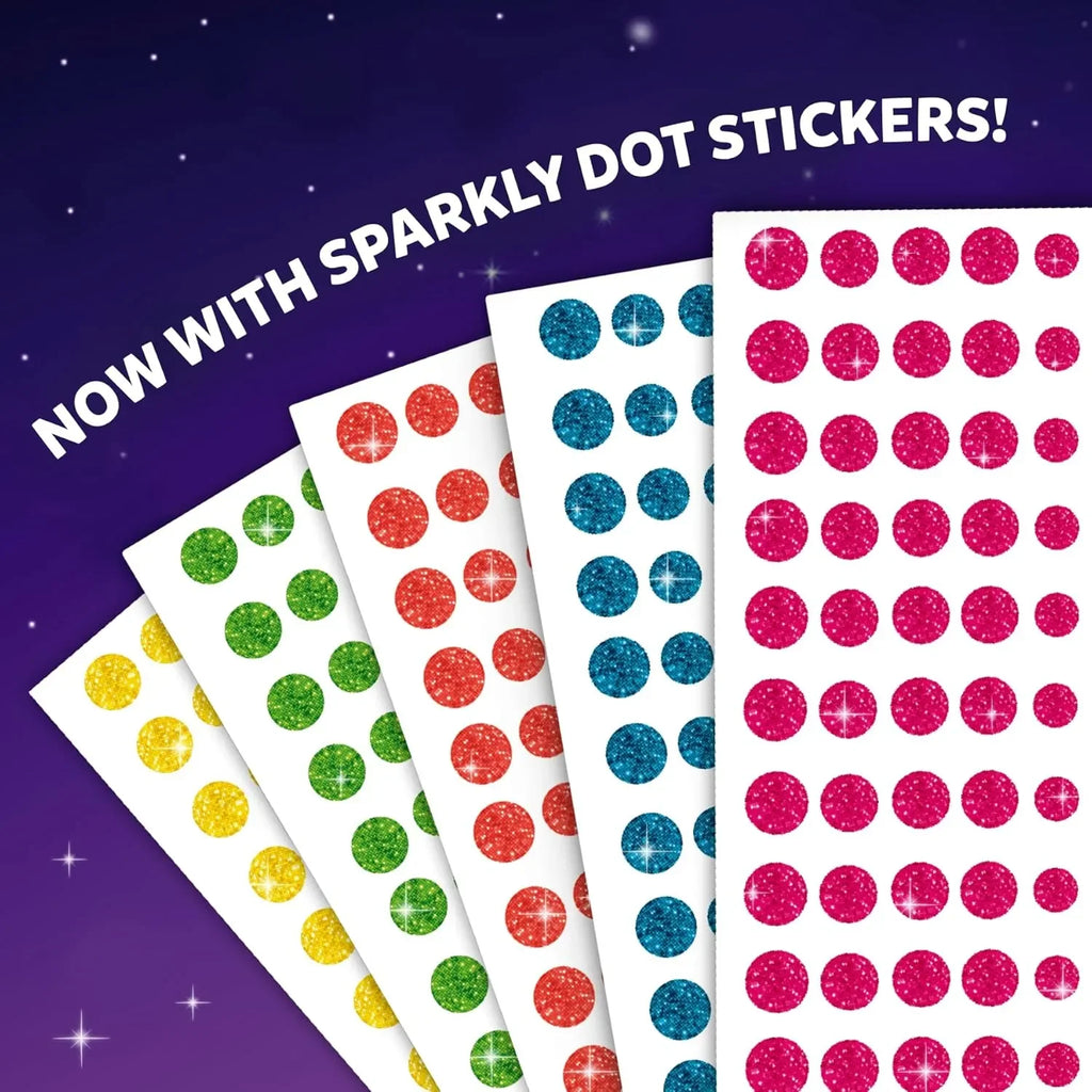 Skillmatics Dot It Sticker Art Activity – Unicorns & Princesses | 500+ Sparkly Stickers | No-Mess DIY Craft Kit for Girls | Creative Gift for Ages 3 to 7 - Naivri