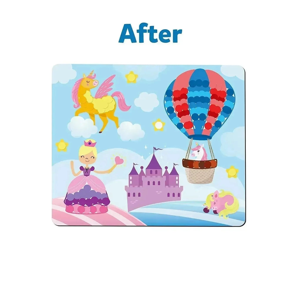 Skillmatics Dot It Unicorns and Princess | 500+ Dot Stickers | Creative Mess-Free Art Kit for Ages 3–7 - Naivri