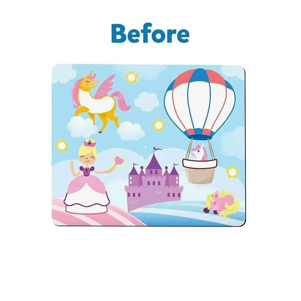 Skillmatics Dot It Unicorns and Princess | 500+ Dot Stickers | Creative Mess-Free Art Kit for Ages 3–7 - Naivri