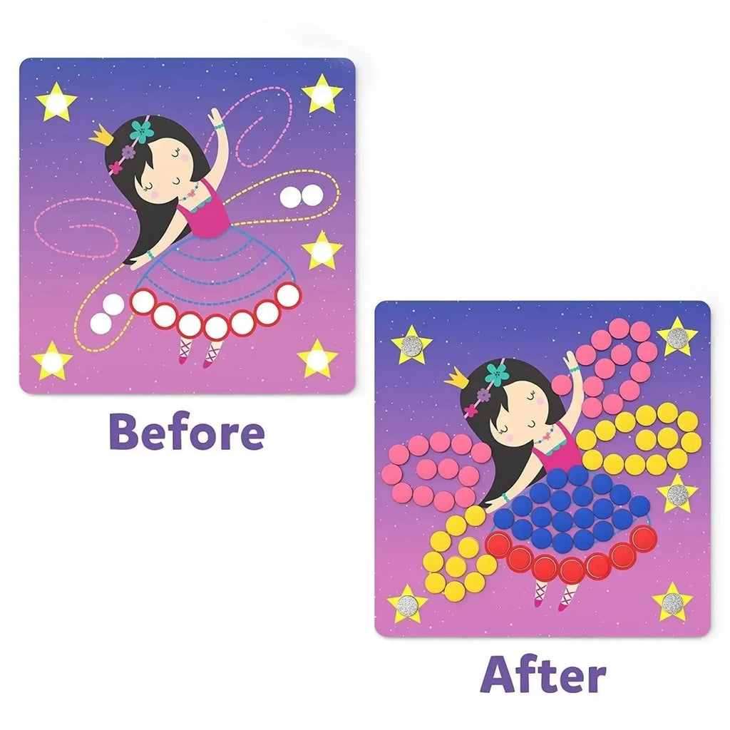 Skillmatics Dot It with Magnets: Unicorns & Princess | Reusable Magnetic Art Kit for Kids Aged 3+ | Imaginative Learning & Play - Naivri